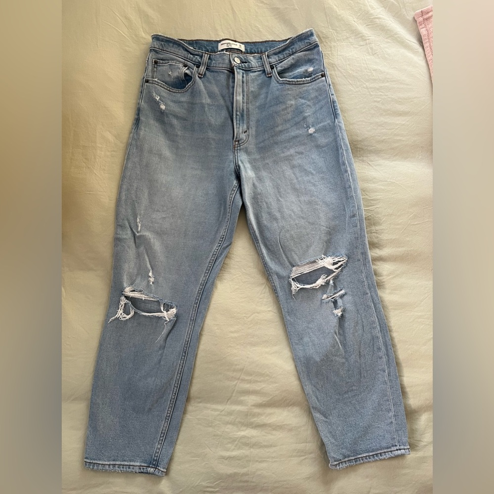 Abercrombie and Fitch Mom High Rise Jeans